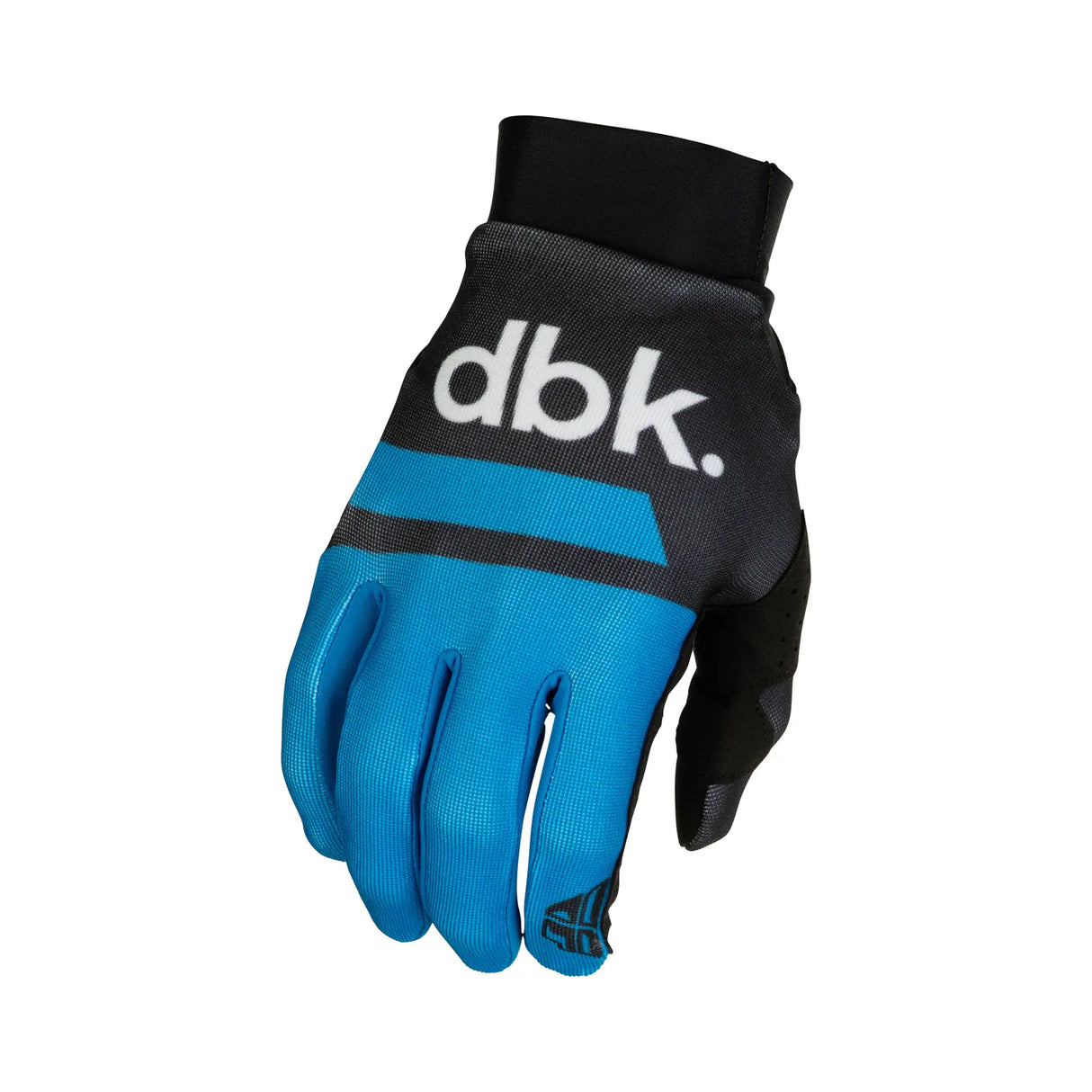 Youth Pro Lite glove, blue palm and black back with dbk logo