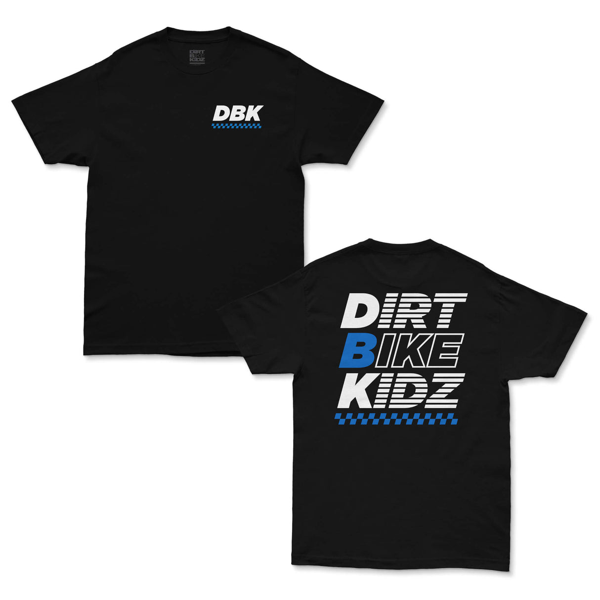 Black Balance Tee with DBK chest logo print.