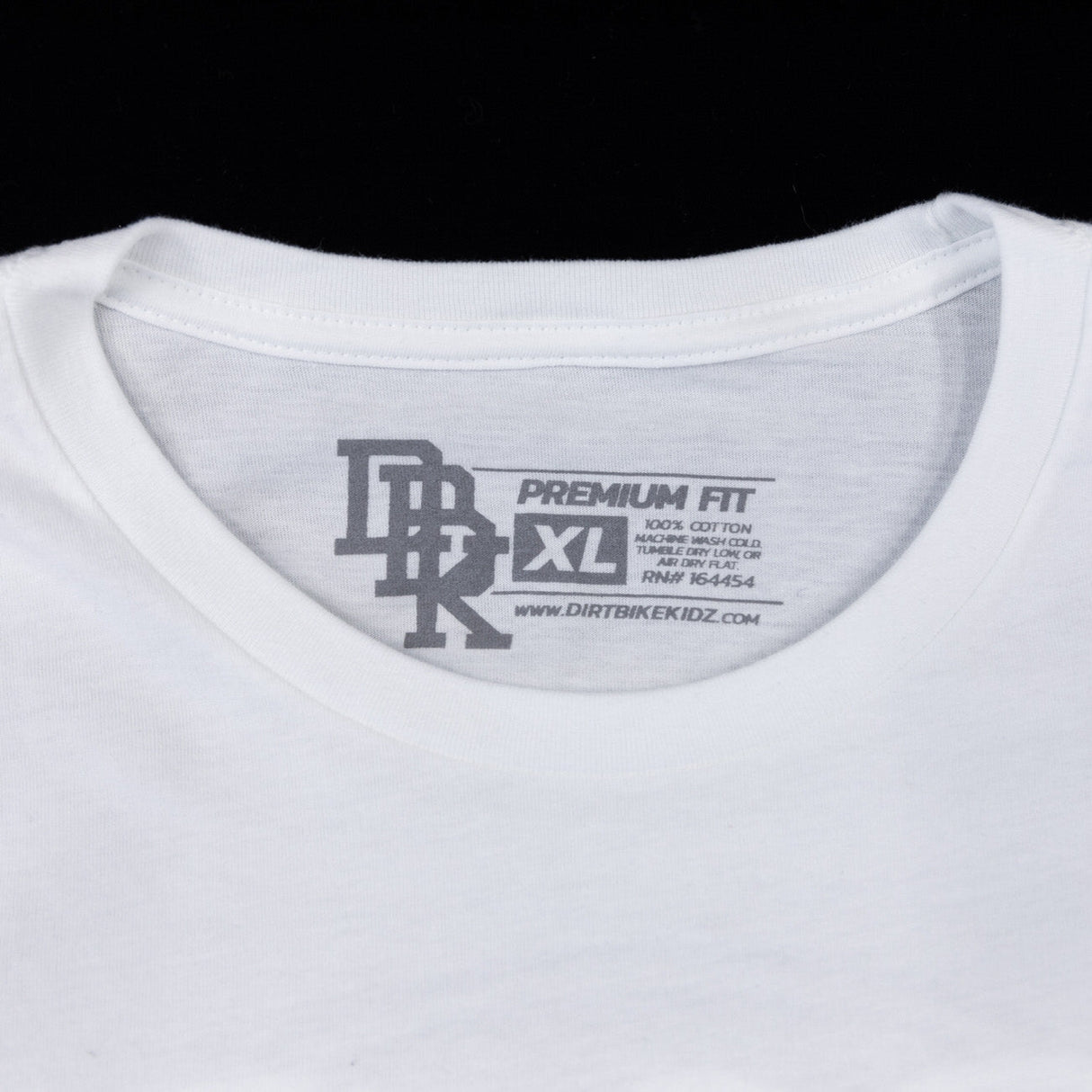 Beer premium tall tee, white neck label reading PREMIUM FIT XL