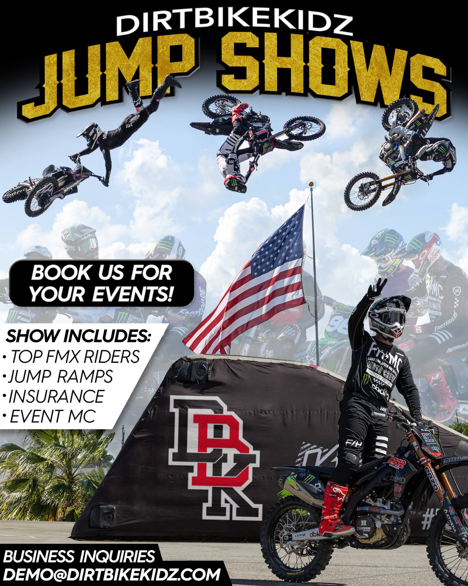 DBK Jump Shows. Book the DBK Demo Team
