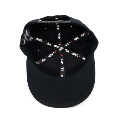 Youth 4Fifty Snapback Rückansicht: Innenetiketten mit 4FIFTY und dbk