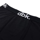 Black boxer briefs waistband with large dbk logo band