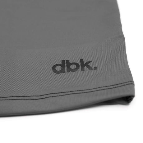 Graue Boxer briefs Saum-Detail, weicher Abschluss und dbk. Logo auf dem Bein