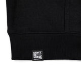 Schwarzer Hoodie-Saum mit „Dirt Bike Kidz“-Label