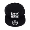 Black snapback hat with Dirt Bike Kidz front logo and dbk 4Fifty badge.