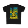Youth black premium T-shirt, back graphic of yellow skull with 'Dirt Bike Kidz' text