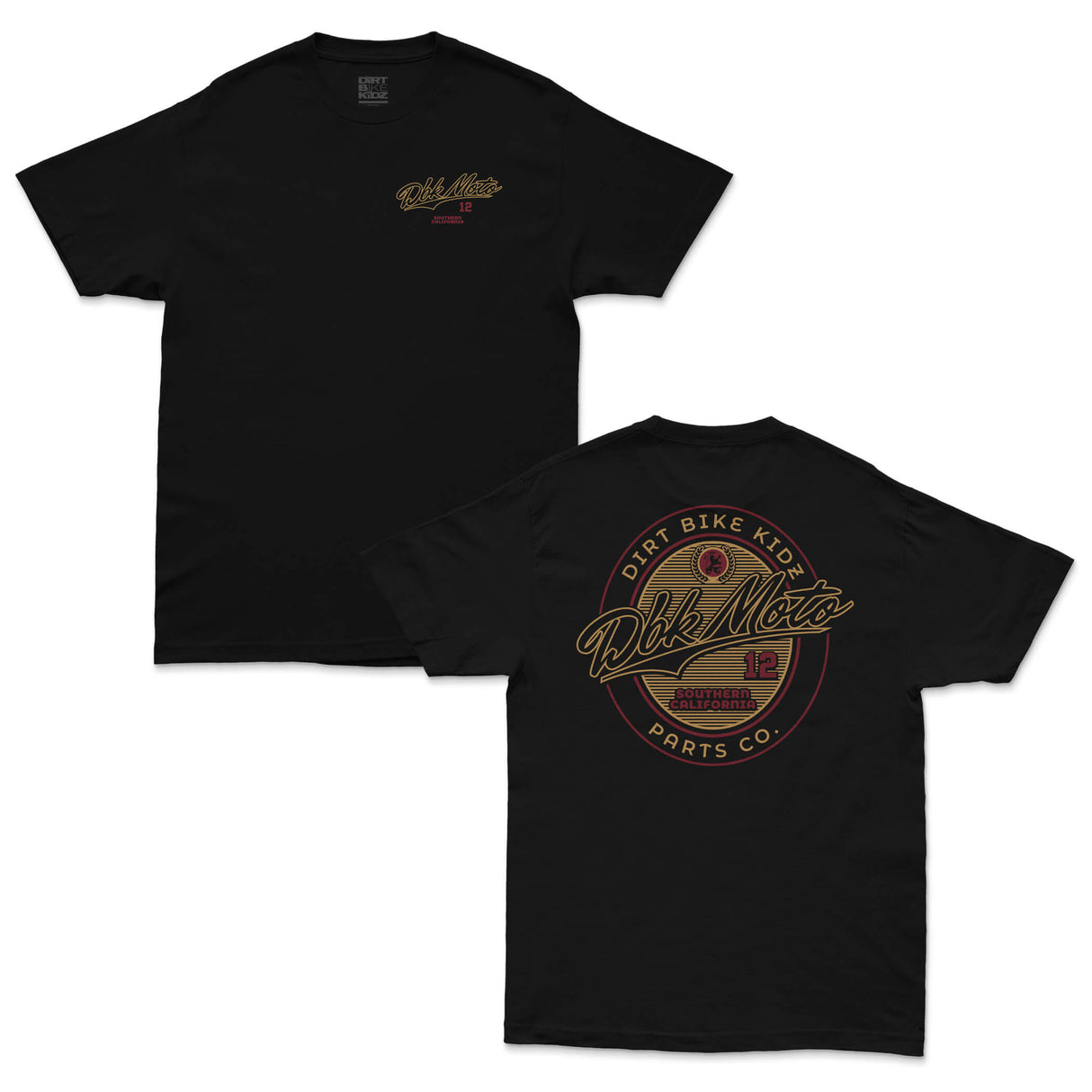 Slugger T-shirt in black with small chest logo print