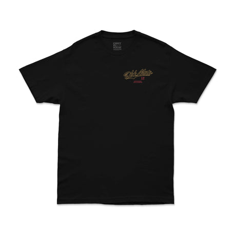 Slugger T-shirt in black with small front logo print