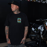 Black tee with small front 'Dirtbike Kidz' graphic