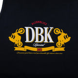 Black tank top close-up of DBK Special 2012 front graphic with banner