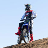 EVO DBK motocross jersey, black and white with red details on chest and sleeves