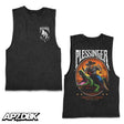 Croc Cowboy AP7 tank top, black sleeveless tee with small logo text at chest