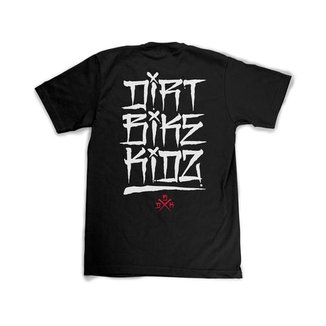 Black T-shirt with large back graphic print