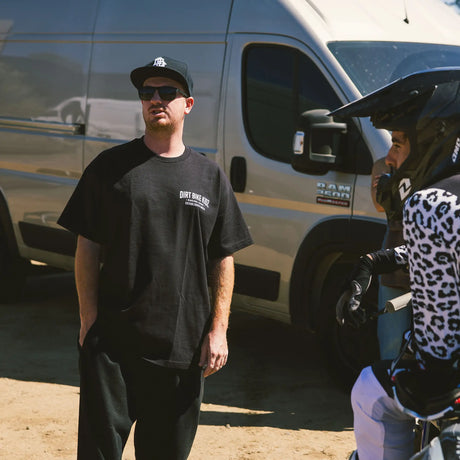 Black Speed & Style Tee with small chest logo text