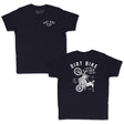 Navy youth premium tee with front logo graphic reading DIRT BIKE KIDZ