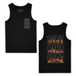 Black youth tank top set; front/back feature 'DIRT BIKE KIDZ' lettering