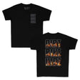 Black youth premium tee with front print and matching back graphic DIRT BIKE KIDZ