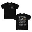 Black youth premium tee with DRK logo and T.T.W.F.O. print on chest
