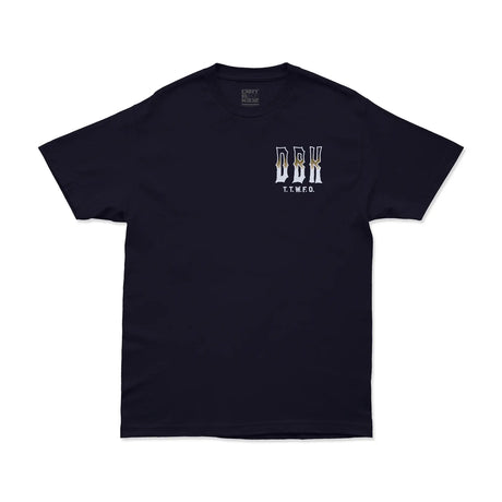 Navy Ghost Rider Tee front with small BRK T.T.W.F.O. logo