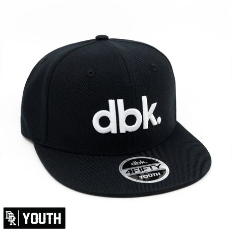 Youth 4Fifty Snapback in schwarz, dbk Logo vorn, 4FIFTY YOUTH Patch
