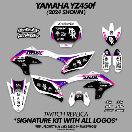 Easy Rider retro decal kit pieces with multiple panel graphics and logos