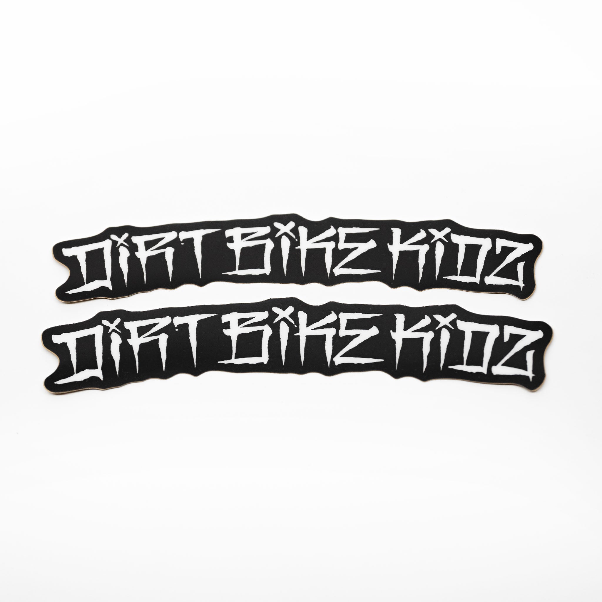 Dirt Bike Kidz OG White Fender Sticker | Motocross Front Fender Decals