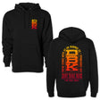 Black Tombstone hoodie with front chest logo, hood and drawstrings, kangaroo pocket