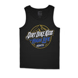 Black sleeveless tank top with 'Dirt Bike Kidz' 'High Life' graphic on chest