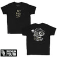 Youth black premium tee with front “Dirt Bikes Kidz” graphic