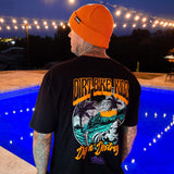 Black Boneyard tee, back graphic with “DIRT BIKE KINGZ” and “Dig n’ Destroy”