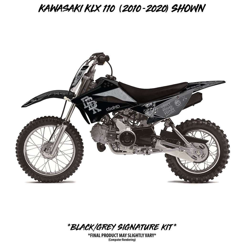 Kawasaki KLX110 / KX65 DBK Twitch Signature Graphic Kits – Dirt