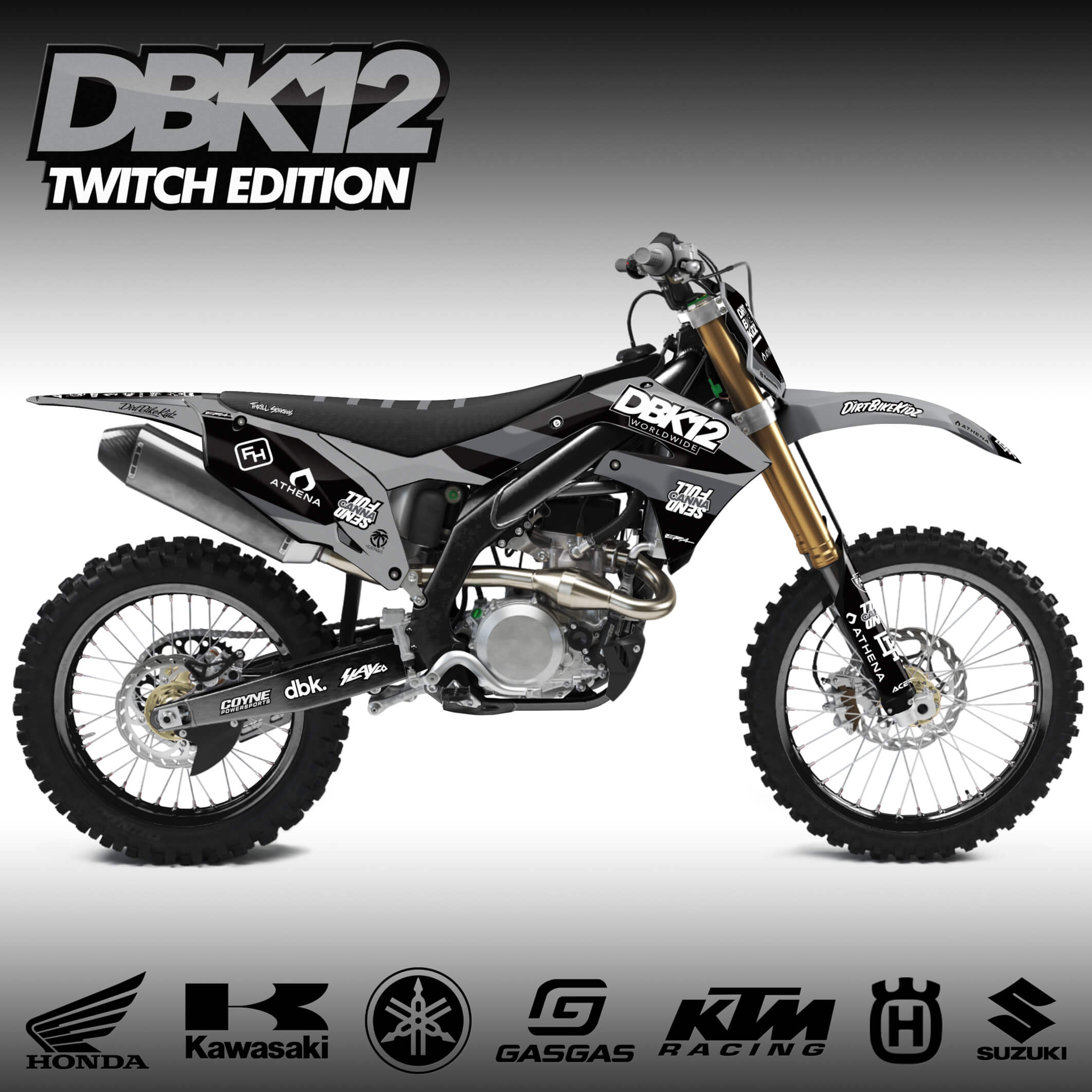 Motocross Graphics | Twitch Edition Graphic Kit | Dirt Bike Kidz