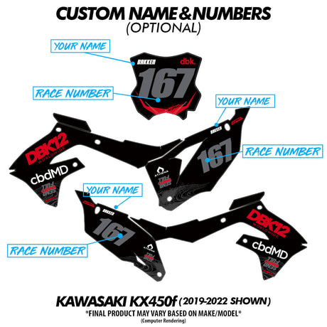 Custom name and race number placement on Twitch Replica graphics panels