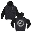 Family First Hoodie: schwarzer Kinder-Hoodie mit Brust-Logo, Känguru-Tasche